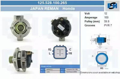 CV PSH 125528100265 -